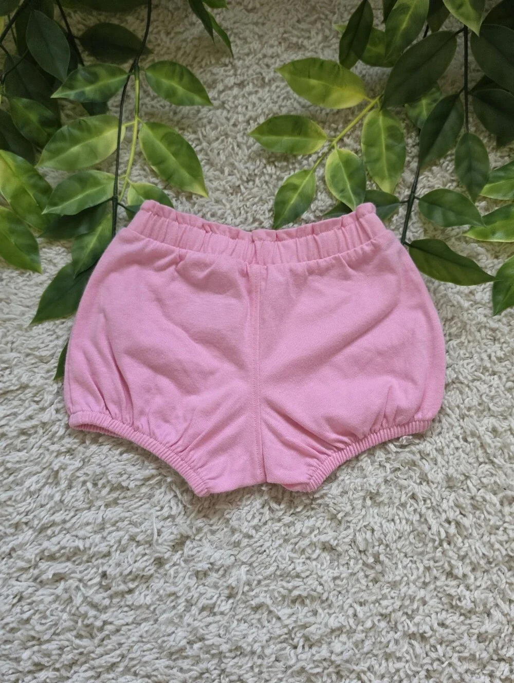 Baby Girl Pink Bloomers (Shorts) (3-6 Months)